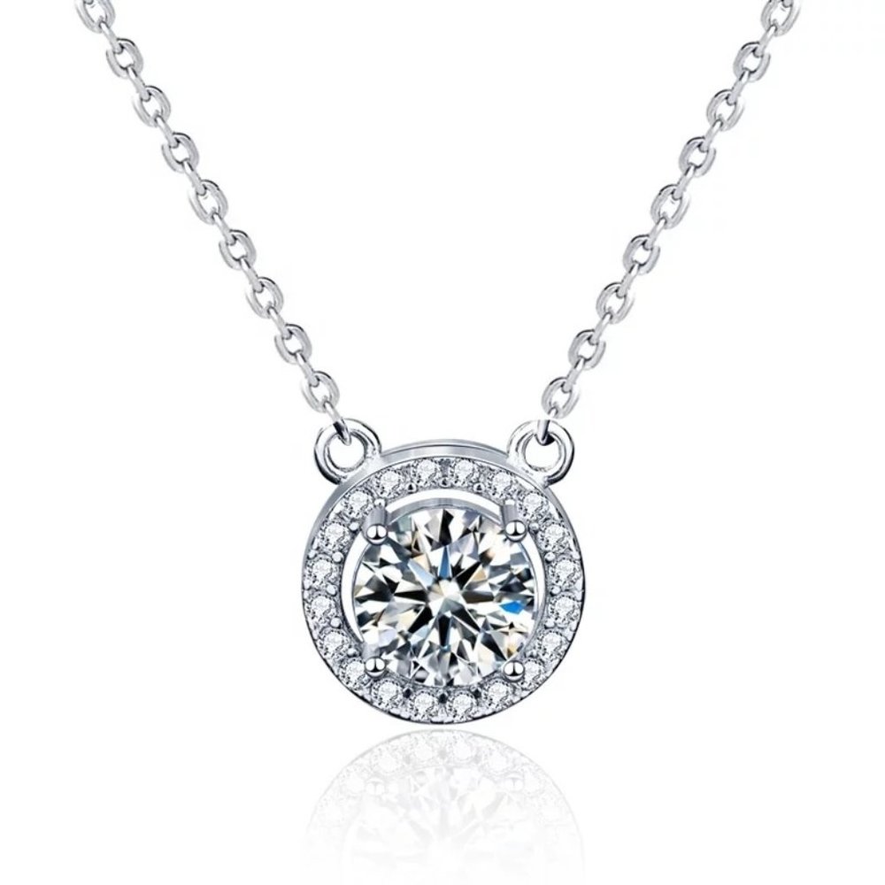 1ct. t.w. Diamond Round Necklace